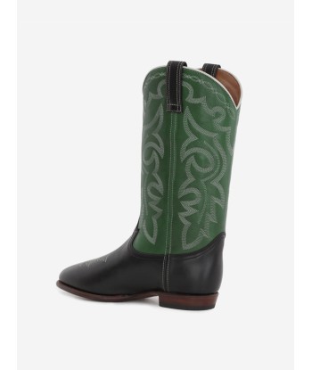 MIDNIGHT WANDER GREEN BLACK BOOTS en stock