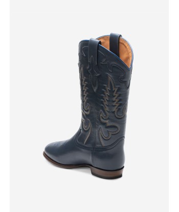 MIDNIGHT LEATHER NAVY BOOTS En savoir plus