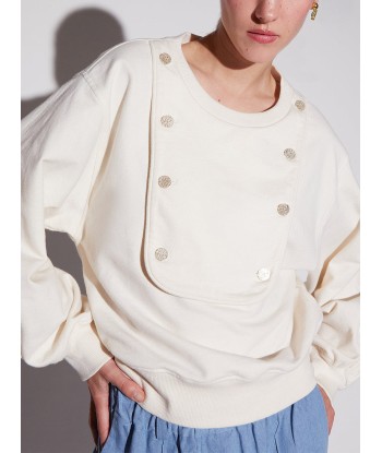 POPPY CREAM SWEATSHIRT online