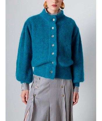 LEANDRA TEAL CARDIGAN de France