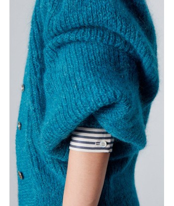 LEANDRA TEAL CARDIGAN de France