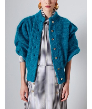 LEANDRA TEAL CARDIGAN de France