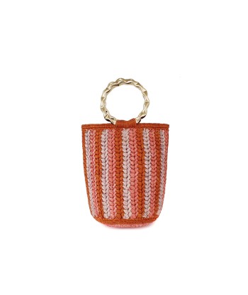 MOKI POMEGRANATE BUCKET BAG destockage