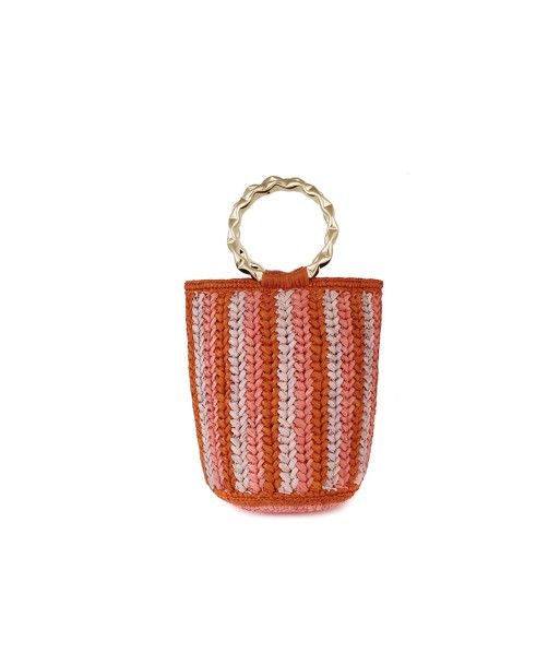 MOKI POMEGRANATE BUCKET BAG destockage