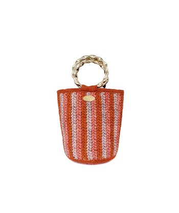 MOKI POMEGRANATE BUCKET BAG destockage