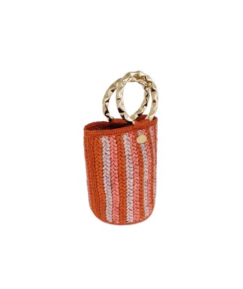 MOKI POMEGRANATE BUCKET BAG destockage