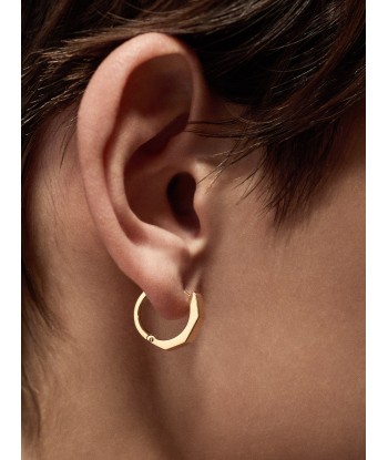 MEDIUM NUT EARRING YELLOW GOLD Pour