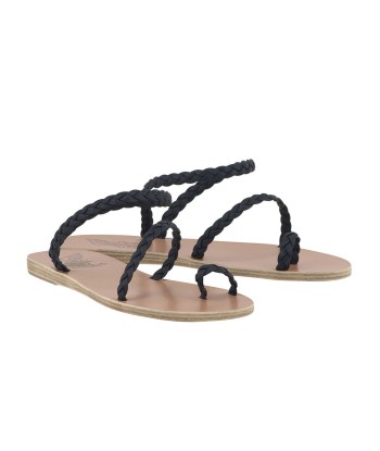 NAVY BRAIDED ELEFTHERIA SANDAL chez Cornerstreet bien 