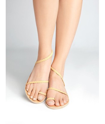 NAVY BRAIDED ELEFTHERIA SANDAL chez Cornerstreet bien 