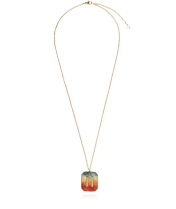 SUNSET ENAMEL ALPHABET NECKLACE M paiement sécurisé