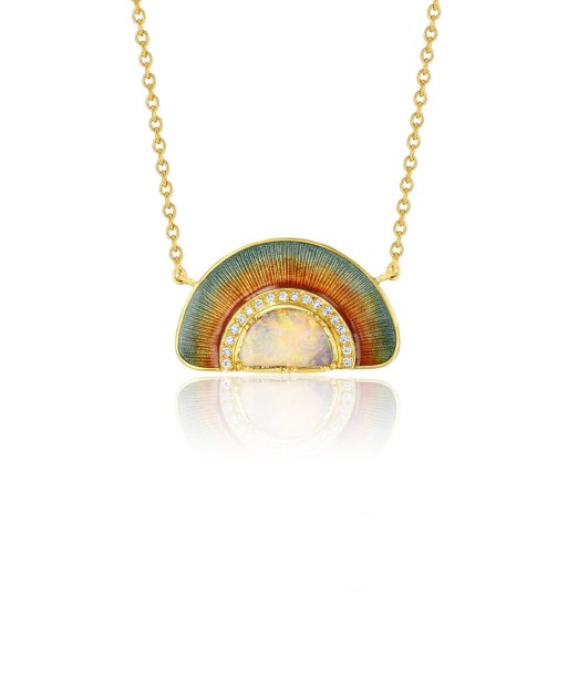 SUNRISE OPAL AND DIAMONDS NECKLACE Comment ça marche