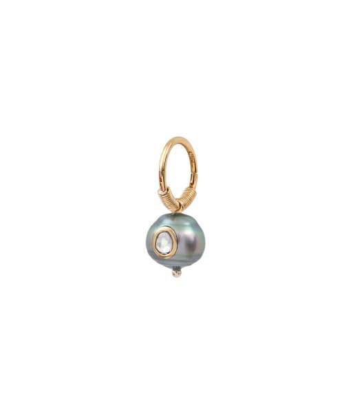 TAHITIAN PEARL AND DIAMOND EARRING 50-70% off 