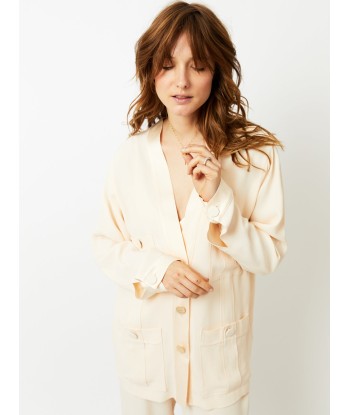 SAHARIAN SATIN IVORY JACKET les ctes