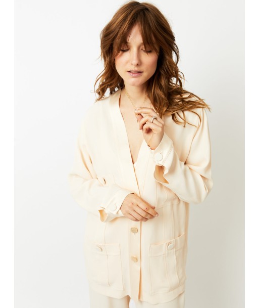 SAHARIAN SATIN IVORY JACKET les ctes