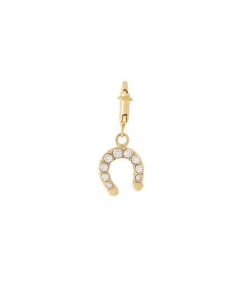 YELLOW GOLD AND DIAMOND HORSESHOE CHARM le concept de la Pate a emporter 