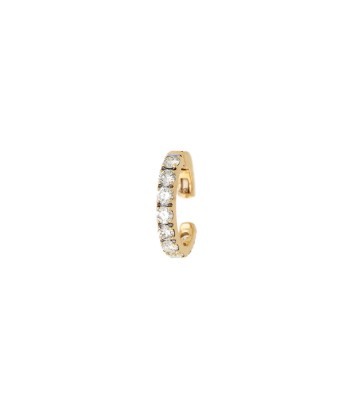 YELLOW GOLD AND DIAMOND CUFF EARRING livraison et retour toujours gratuits