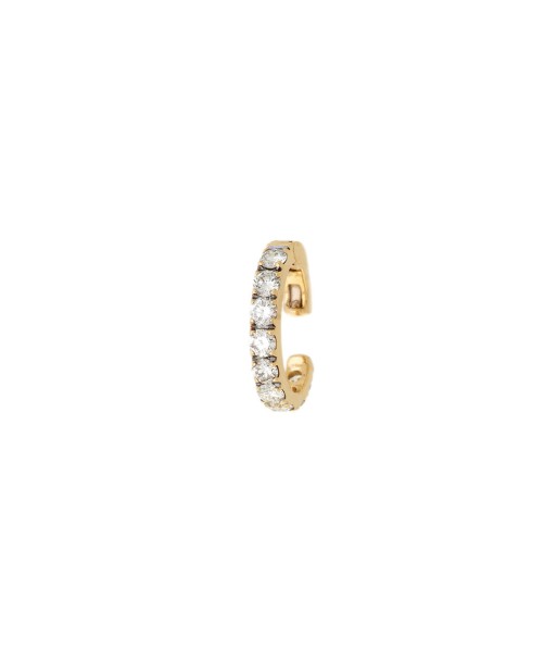 YELLOW GOLD AND DIAMOND CUFF EARRING livraison et retour toujours gratuits