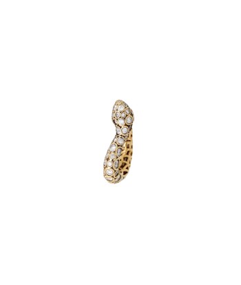 BASILIK YELLOW GOLD AND DIAMOND STRAIGHT EARRING acheter en ligne