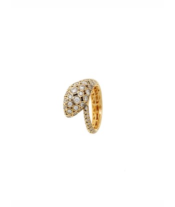 BASILIK YELLOW GOLD AND DIAMOND RING Jusqu'à 80% De Réduction