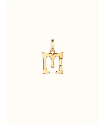 LETTER M PENDANT LARGE PAVE MODEL la chaussure