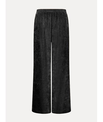 BLACK VELVET CORDUROY PANTS outlet