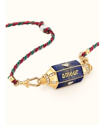 "AMOUR TOUJOURS" GOLD AND DIAMONDS LOCKET brillant des détails fins