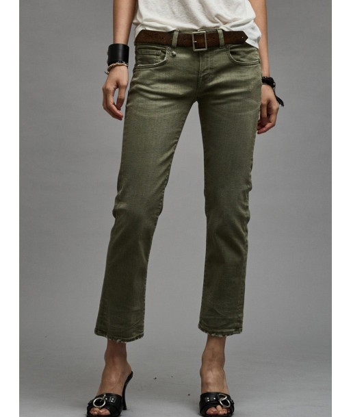 JEAN BOY STRAIGHT OLIVE GREEN STRETCH les ctes