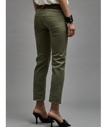 JEAN BOY STRAIGHT OLIVE GREEN STRETCH les ctes