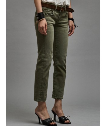 JEAN BOY STRAIGHT OLIVE GREEN STRETCH les ctes