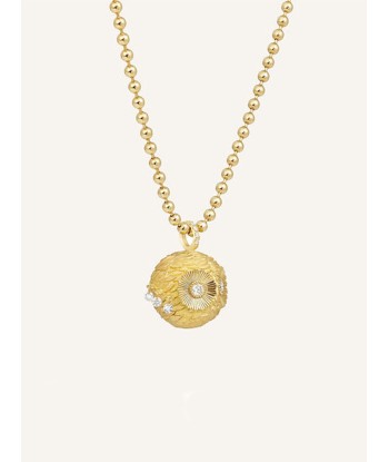 YELLOW GOLD AND DIAMOND OWL PENDANT Profitez des Offres !