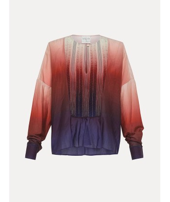 TIE-DYE ORIGAMI BLOUSE l'achat 