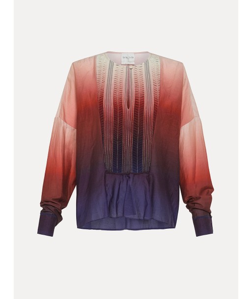 TIE-DYE ORIGAMI BLOUSE l'achat 