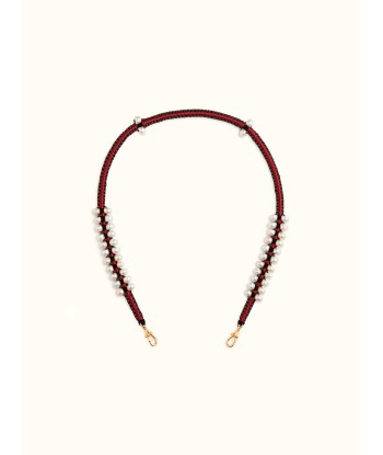 MAULI ICA LINK 50CM BURGUNDY GREY solde