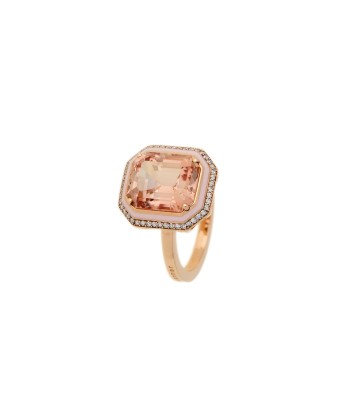 MINA ROSE GOLD, TOUMALINE AND DIAMOND RING Comparez et commandez 