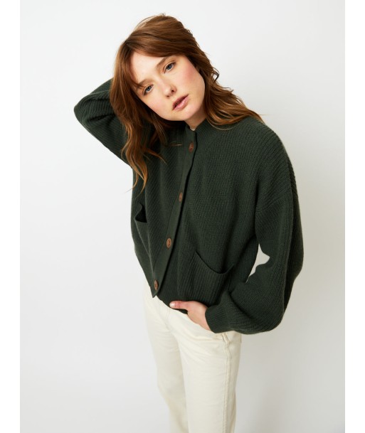 ROY MILITARY GREEN CARDIGAN votre