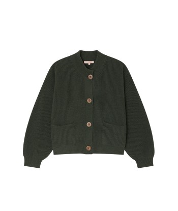 ROY MILITARY GREEN CARDIGAN votre