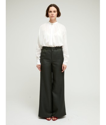 FOREST STRUCTURE PALAZZO TROUSERS Véritable concentré