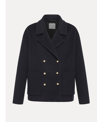 WOOL CROPPED PEACOAT rembourrage situé sous