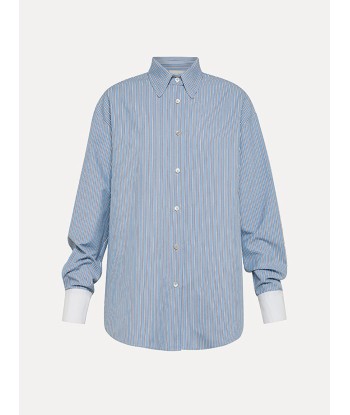 SKY STRIPED OXFORD SHIRT store