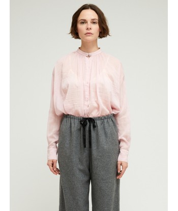 BOHEMIAN PINK VOILE SHIRT les muscles