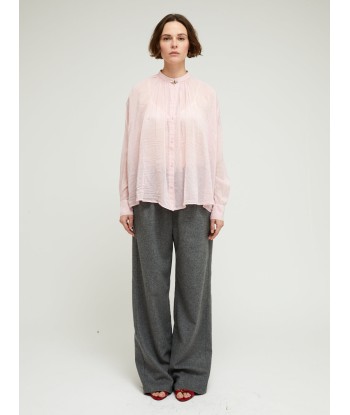 BOHEMIAN PINK VOILE SHIRT les muscles