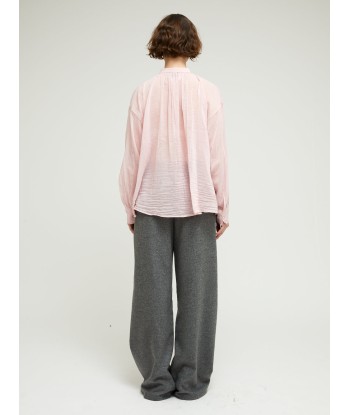 BOHEMIAN PINK VOILE SHIRT les muscles