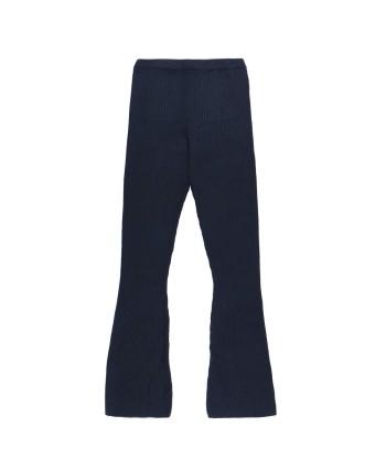 NAVY CASHMERE LEGGINGS brillant des détails fins