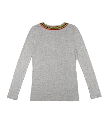 GREY STRIPED SKIN T-SHIRT prix pour 