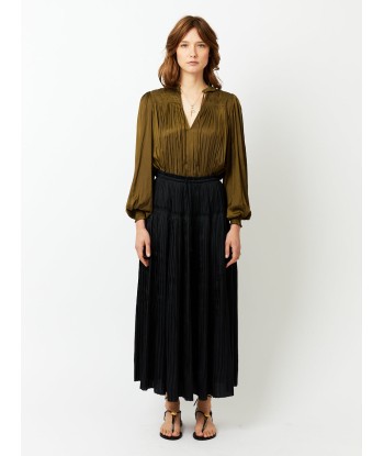 LEAH OLIVE BLOUSE l'achat 