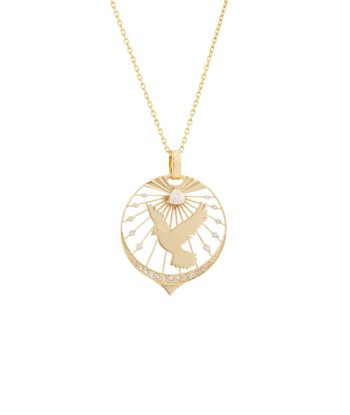 DREAM MAKER BIRD & DIAMOND SUN MEDALLION NECKLACE 50% de réduction en Octobre 2024