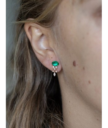 JELLYFISH EMERALD EARRING Pour