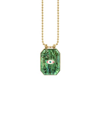 RAIZ'IN SCAPULAR 28MM GREEN MOTHER-OF-PEARL offre 