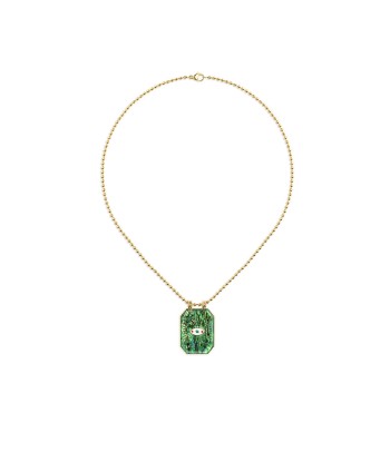 RAIZ'IN SCAPULAR 28MM GREEN MOTHER-OF-PEARL offre 