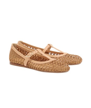 BROWN AERATI BALLERINAS en linge